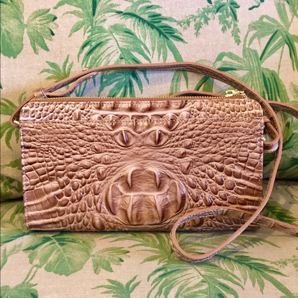 βΌοΈSOLDβΌοΈNWOT Brahmin Sienna Crossb in Tobaccoπ΄π€ - Picture 3 of 10